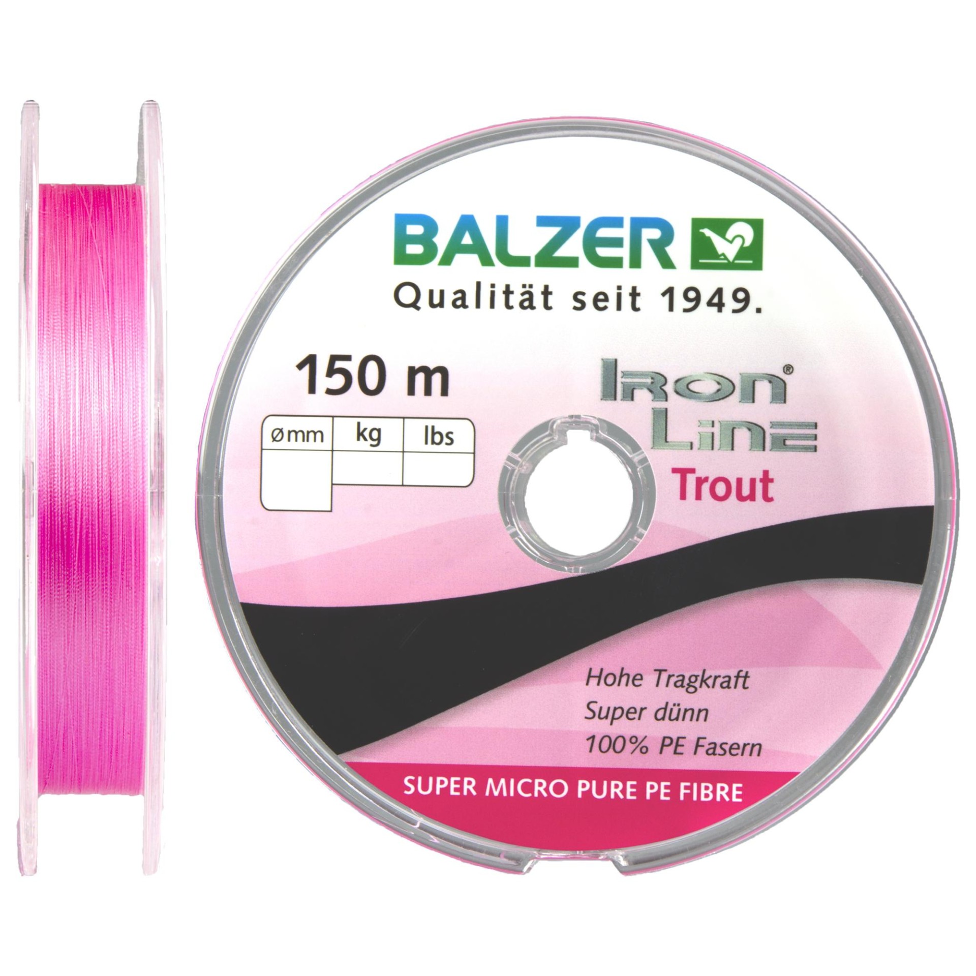 Balzer Fishing Line Iron Line 8 (multicolor, 1.500 m) at low prices